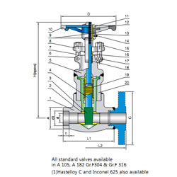 Forged Steel Bellows Sealed Valve