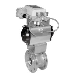 Flange Pneumatic V Type Regulate Ball Valve