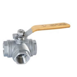 Three-Way Ball Valve Screw End