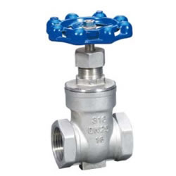 Stainless Steel Female Gate Valve